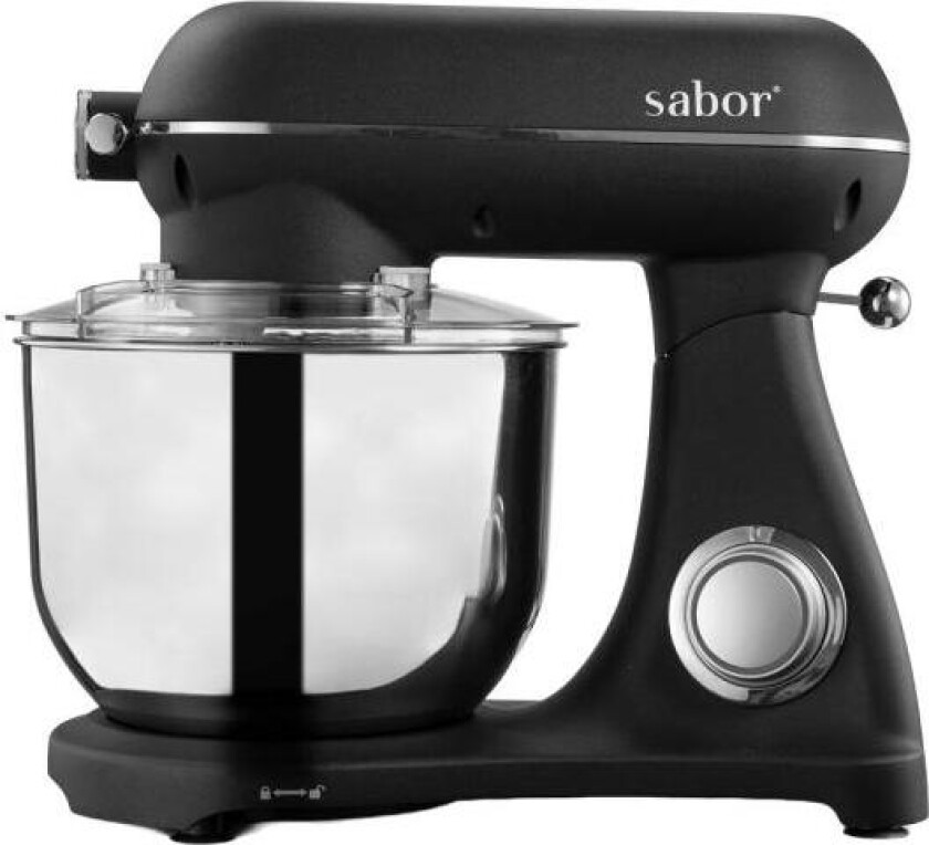 - Ultimate kjøkkenmaskin 6,5L med kobling svart matt/frostet