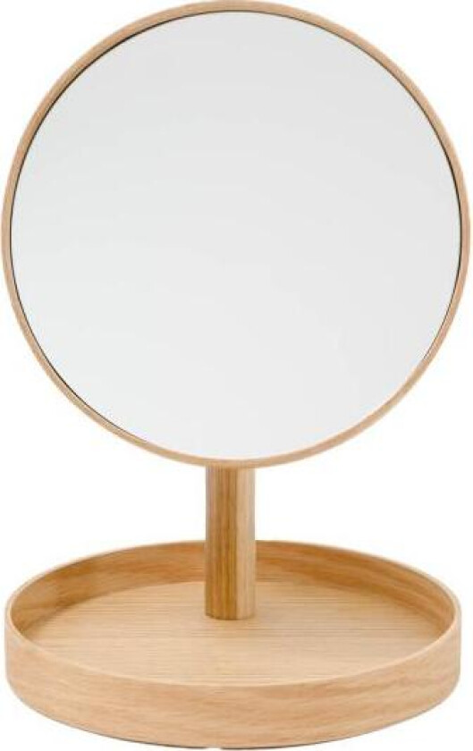 - Look sminkespeil med fot 25 cm eik
