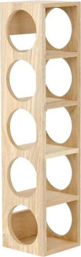 - Wine-o vinstativ til 5 flasker 54 cm eik
