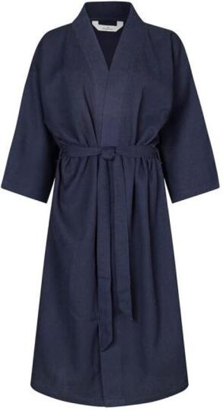 - Morgenkåpe waffle onesize blå