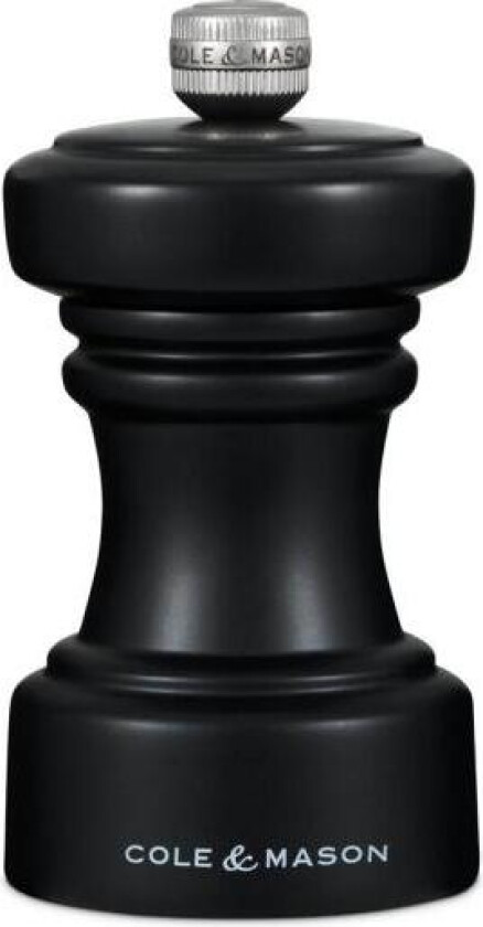 - Hoxton saltkvern 10 cm matt svart