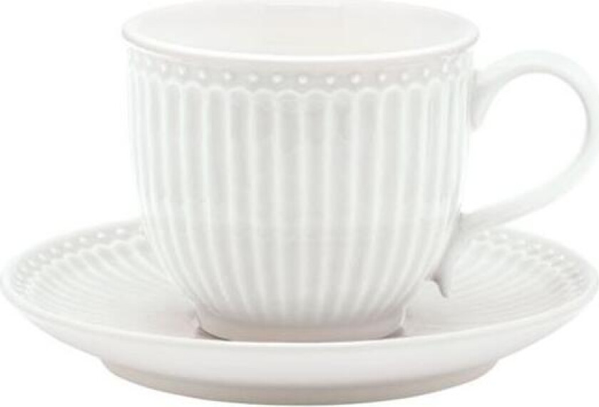 - Everyday Alice kopp med fat 20 cl white