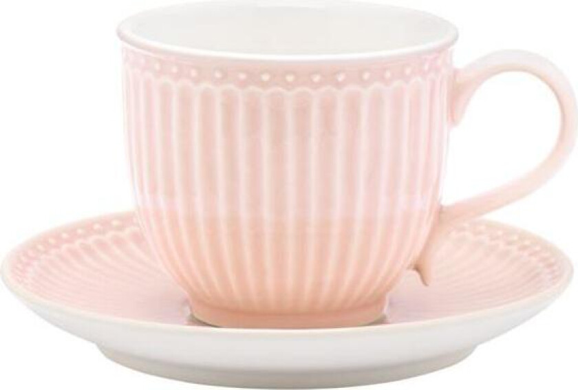 - Everyday Alice kopp med fat 20 cl pale pink