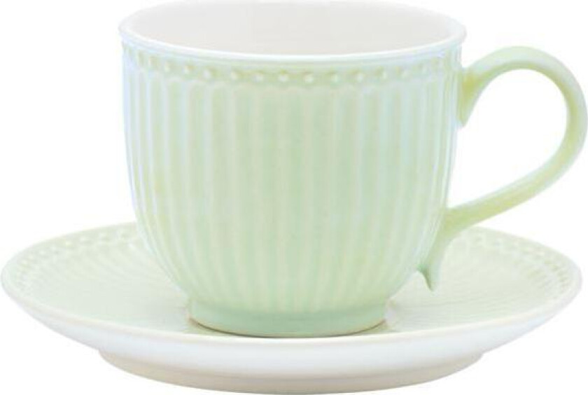 - Everyday Alice kopp med fat 20 cl pale green