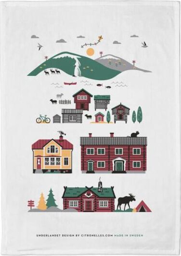 - Scandinavian Mountains kjøkkenhåndkle 50x70 cm summer