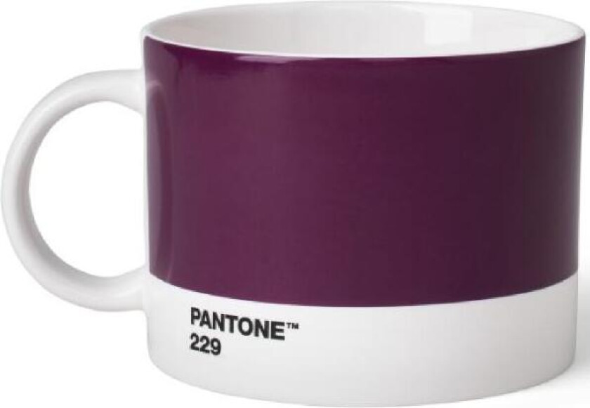 - PANTONE tekopp med hank 47,5 cl aubergine