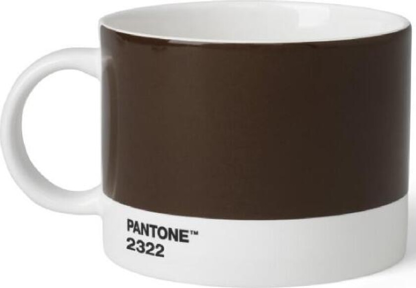 - PANTONE tekopp med hank 47,5 cl brun