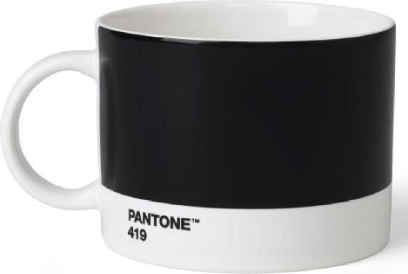 - PANTONE tekopp med hank 47,5 cl svart