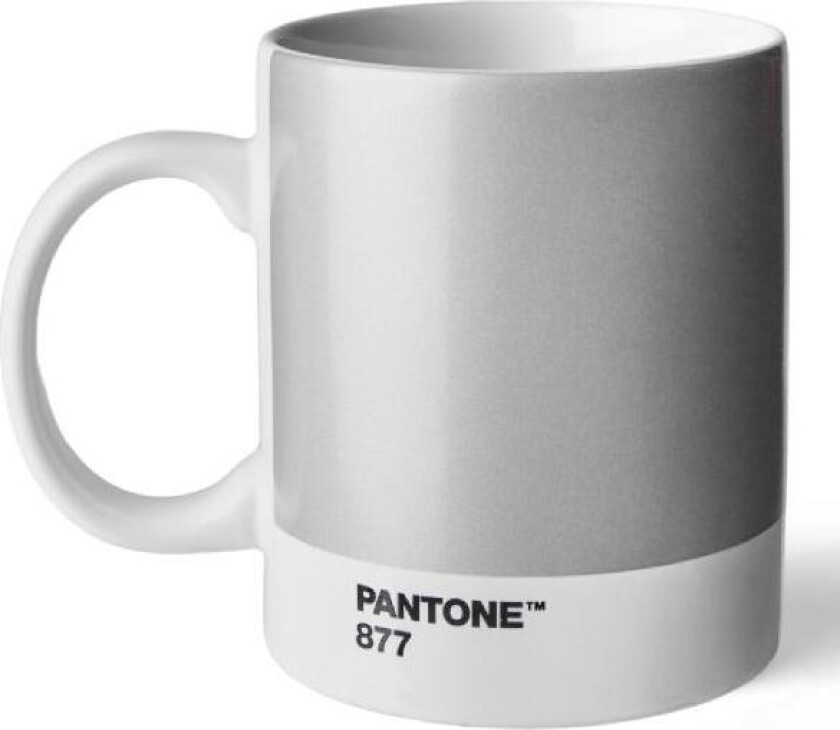 - PANTONE kopp med hank 37,5 cl sølv