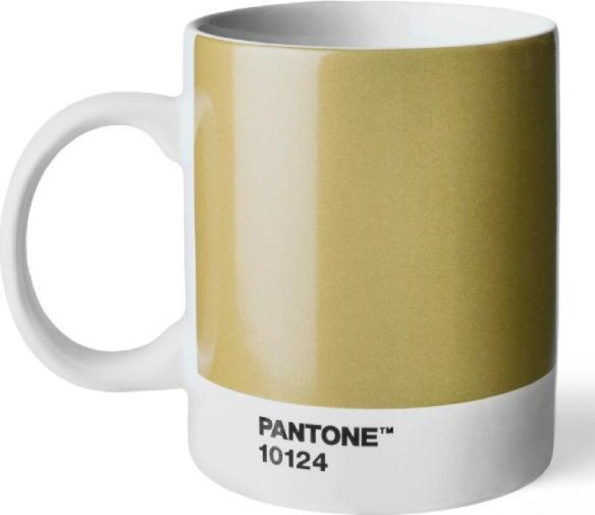 - PANTONE kopp med hank 37,5 cl gull