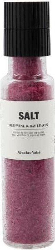 - Salt rødvin & laurbærblad 340g