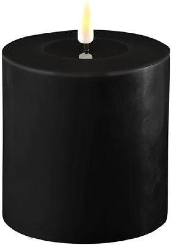 - LED kubbelys 10x10 cm svart