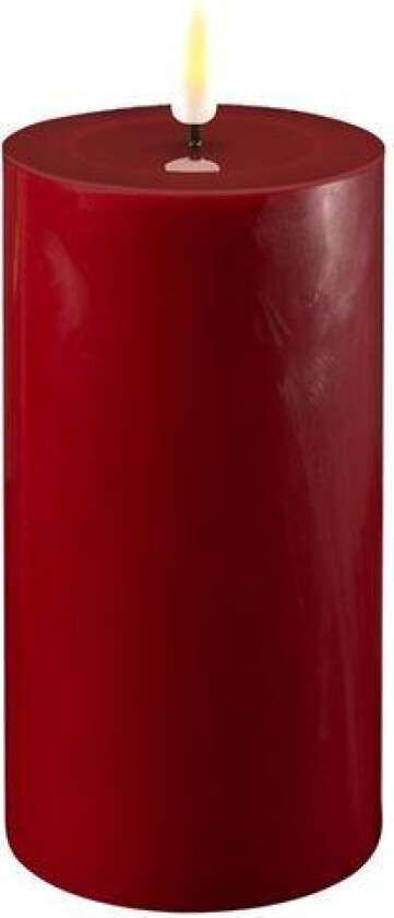 - LED kubbelys 7,5×15 cm bordeaux