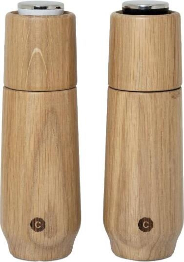- Champagne kvernsett 18 cm eik