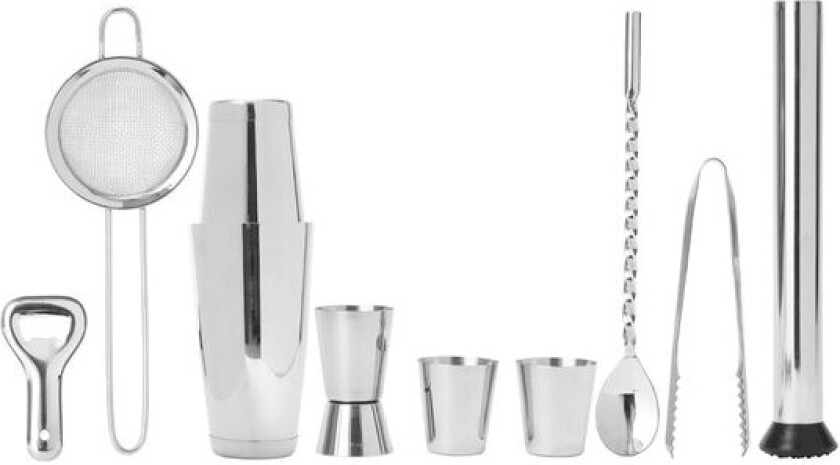 Bilde av - Drink Collection barsett 10 delar rustfritt stål