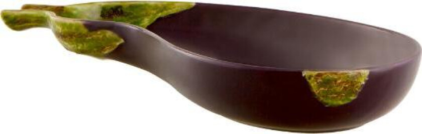 - Aubergine fat 24,5 cm lilla/grønn