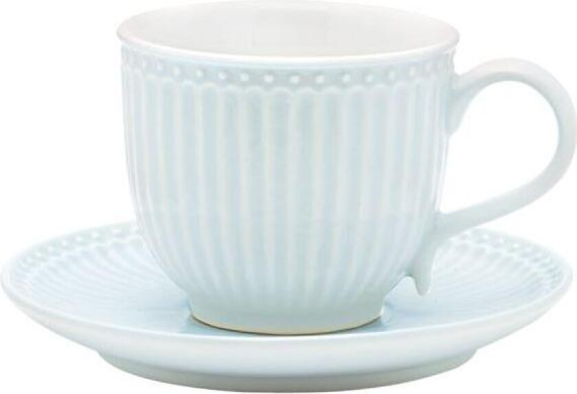 - Everyday Alice kopp med fat 20 cl pale blue