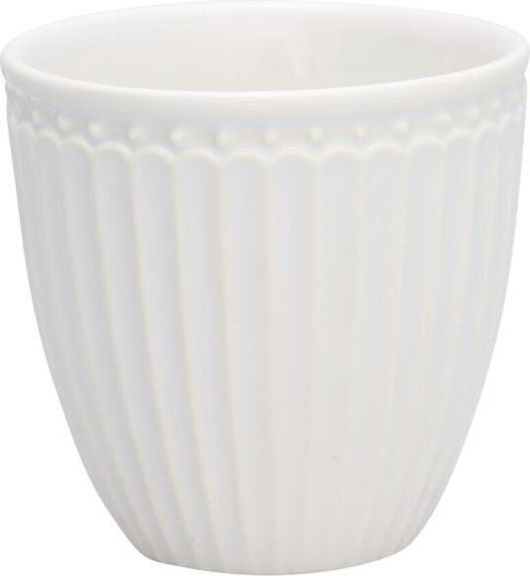 - Alice mini latte kopp 10 cl white