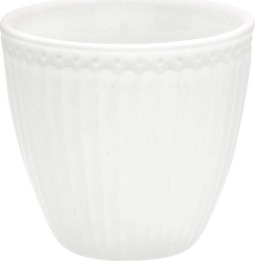 - Everyday Alice lattekopp 35 cl white