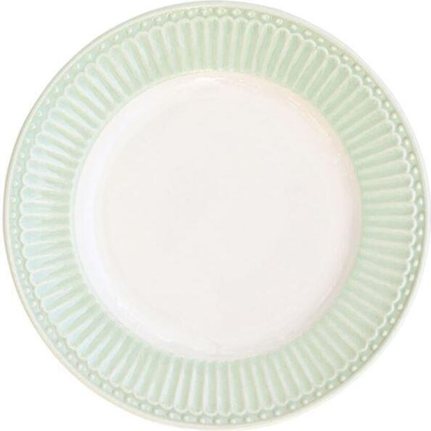 - Everyday Alice tallerken 26,5 cm pale green