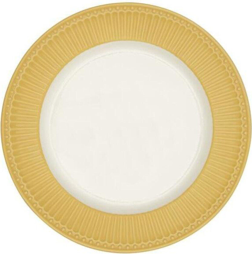 - Everyday Alice tallerken 26,5 cm honey mustard