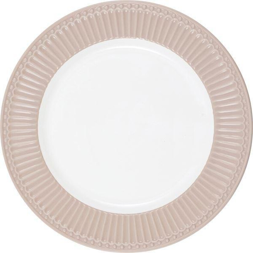 - Everyday Alice tallerken 26,5 cm creamy fudge
