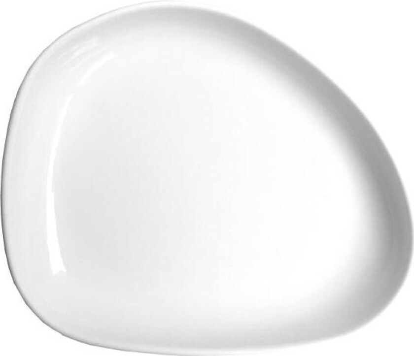 - Yayoi dyp tallerken 19x16 cm hvit