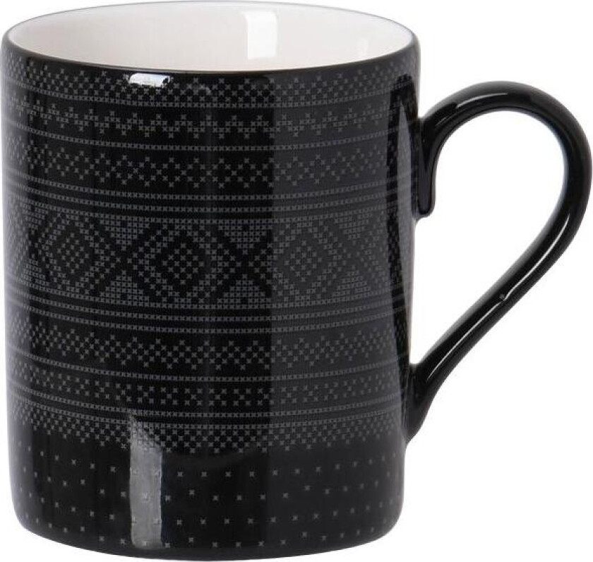 - Knit krus 35 cl svart