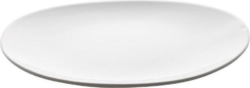 - Shell middagstallerken 27,5x28,5 cm hvit