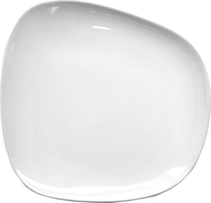 - Yayoi middagstallerken 26x24,5 cm hvit