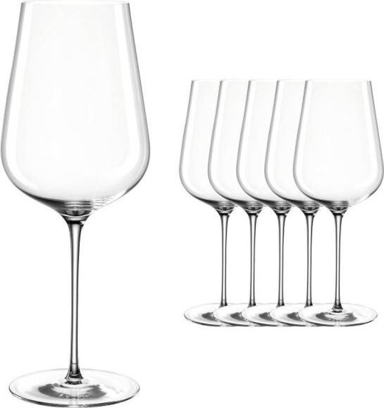 - Brunelli rødvinsglass 74 cl 6 stk