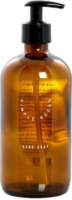 Bilde av - Empty glass bottle tom såpedispenser 500 ml Hand Soap brun