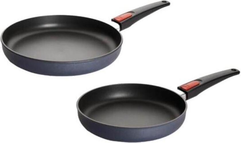 - Diamond Lite stekepannesett 24 + 28 cm svart