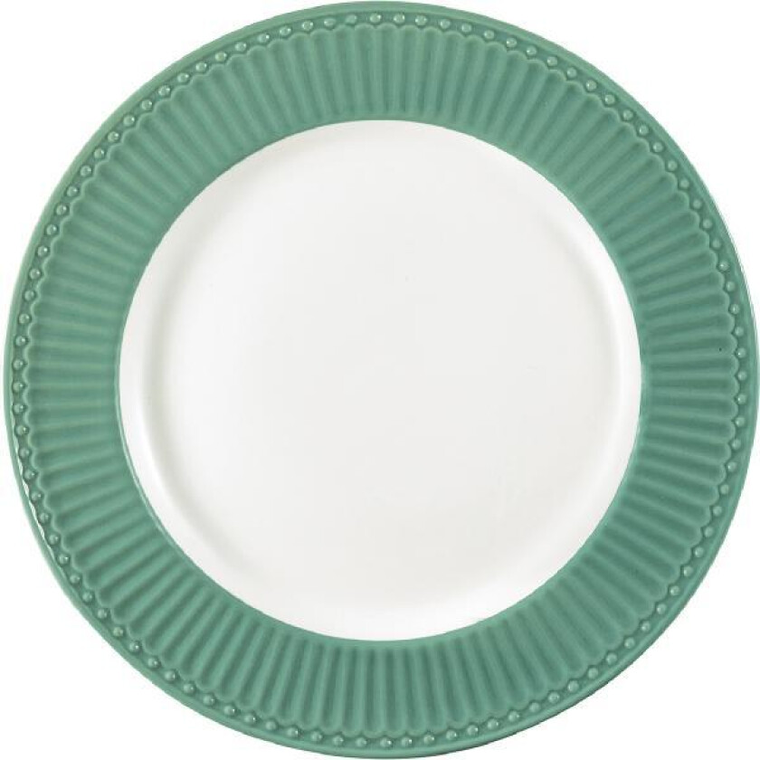 - Everyday Alice tallerken 26,5 cm dusty green