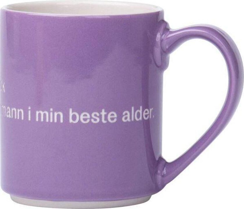 - Lindgren krus "Jeg er en vakker" 35 cl lilla