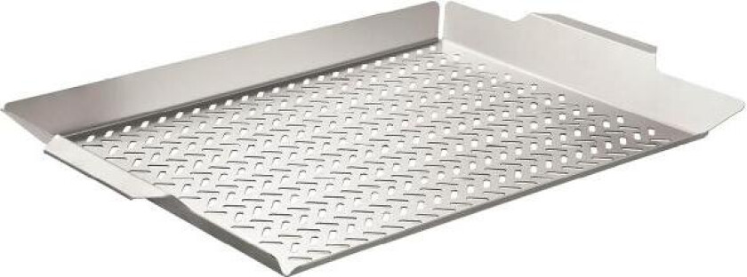 - Grillbrett 48x32 cm stål/blank