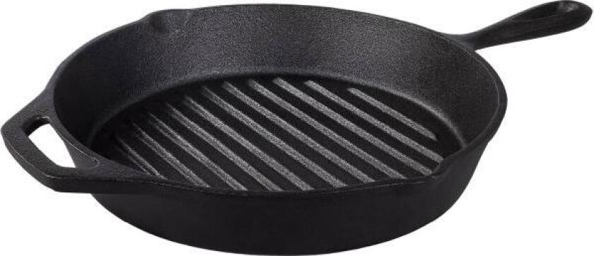 - Cast iron grillpanne 26 cm 1,65L svart