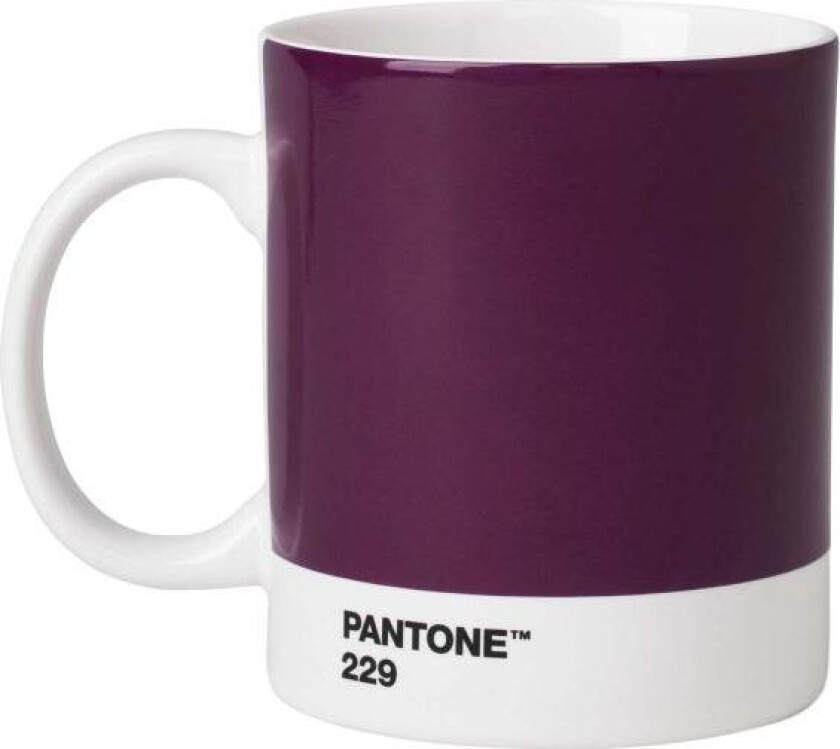 - PANTONE kopp med hank 37,5 cl aubergine