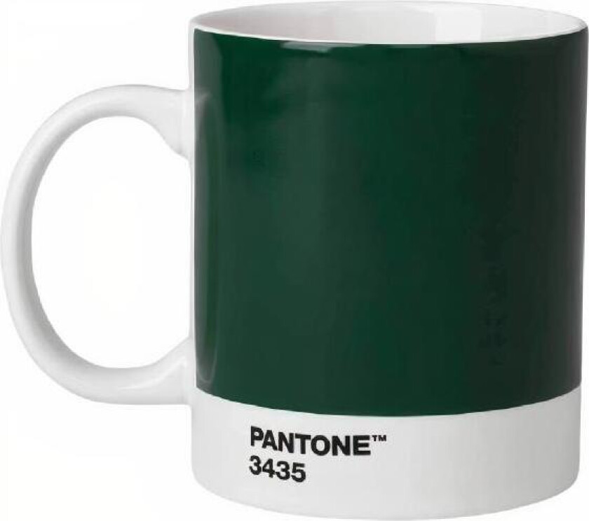 - PANTONE kopp med hank 37,5 cl mørk grønn