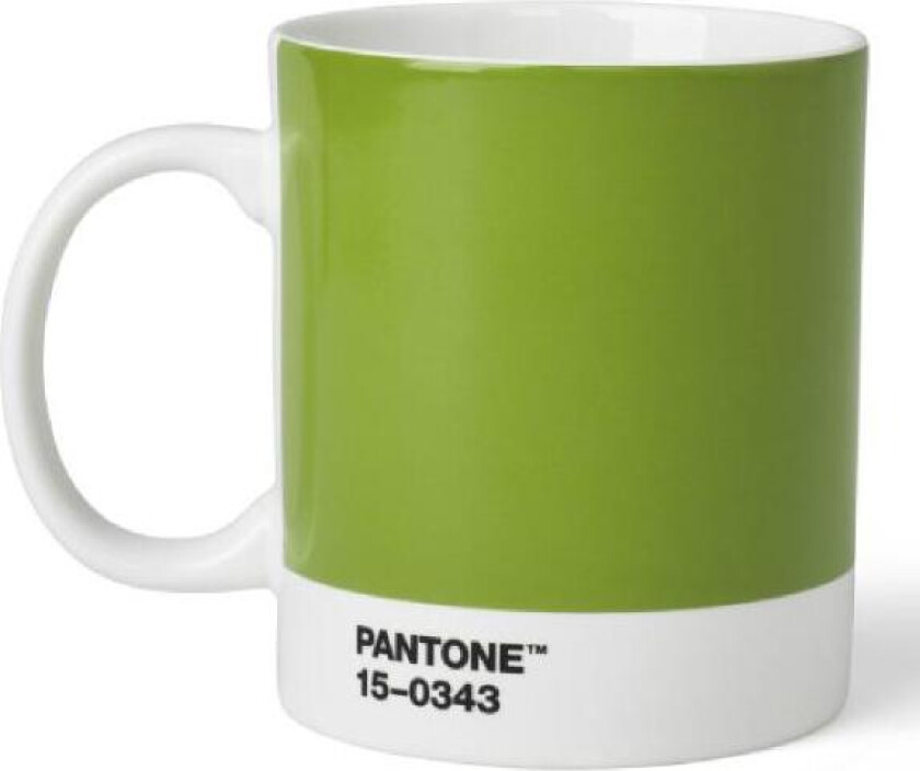 - PANTONE kopp med hank 37,5 cl grønn