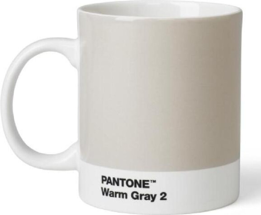 - PANTONE kopp med hank 37,5 cl varm grå
