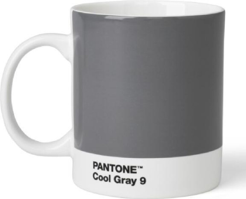 - PANTONE kopp med hank 37,5 cl kald grå