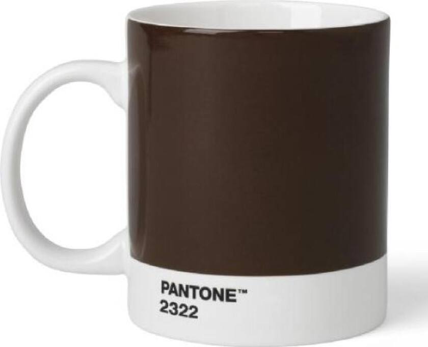 - PANTONE kopp med hank 37,5 cl brun