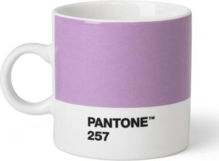 - PANTONE espressokopp med hank 12 cl lys lilla