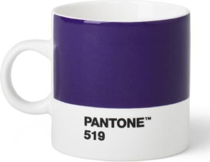 - PANTONE espressokopp med hank 12 cl violett