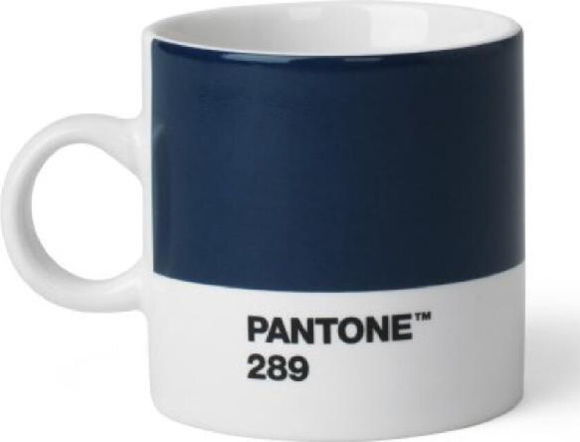 - PANTONE espressokopp med hank 12 cl mørk blå