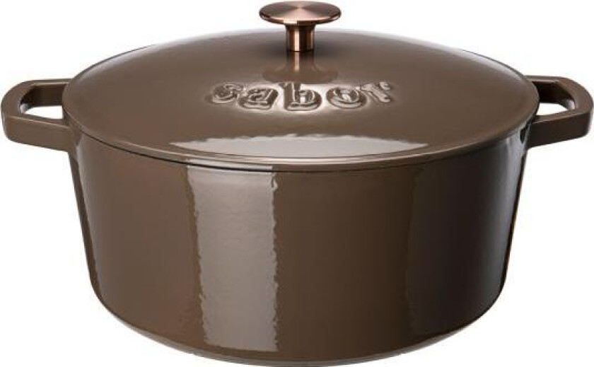 - Støpejernsgryte 6,7L mahogany