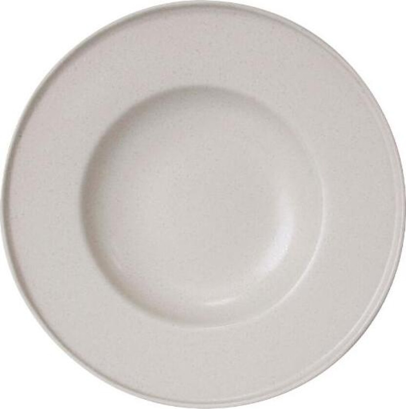 - White Satin dyp tallerken 29 cm