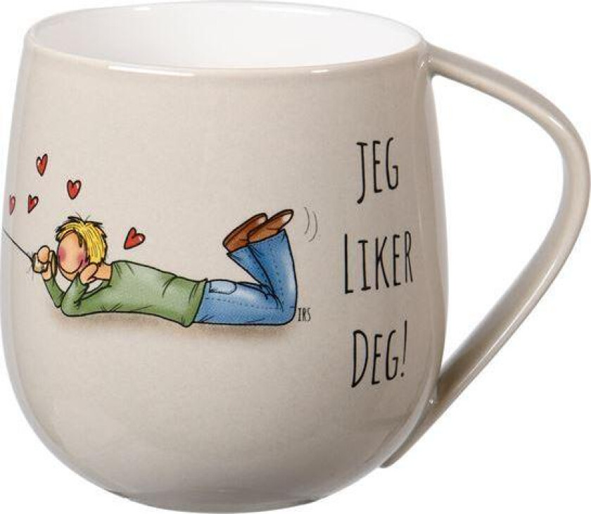 - Valentine krus 40 cl lysgrå