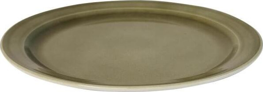 - Tallerken 26,5 cm oliven